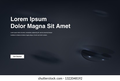 Liquid color background design Fluid gradient shapes composition Futuristic design posters for landing page