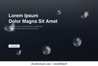 Liquid color background design Fluid gradient shapes composition Futuristic design posters for landing page