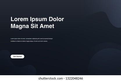 Liquid color background design Fluid gradient shapes composition Futuristic design posters for landing page