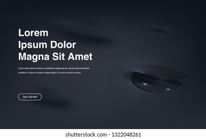 Liquid color background design Fluid gradient shapes composition Futuristic design posters for landing page