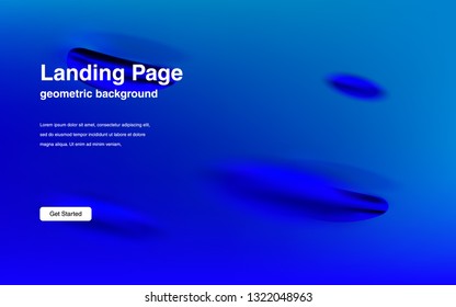 Liquid color background design Fluid gradient shapes composition Futuristic design posters for landing page