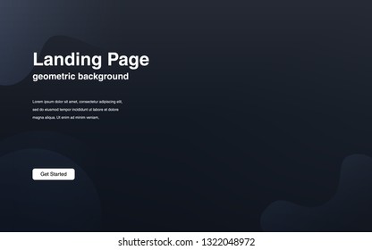 Liquid color background design Fluid gradient shapes composition Futuristic design posters for landing page
