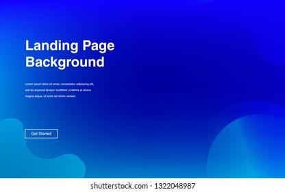 Liquid color background design Fluid gradient shapes composition Futuristic design posters for landing page