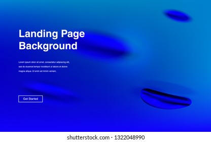 Liquid color background design Fluid gradient shapes composition Futuristic design posters for landing page