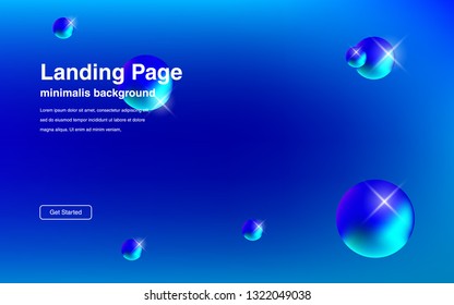Liquid color background design Fluid gradient shapes composition Futuristic design posters for landing page