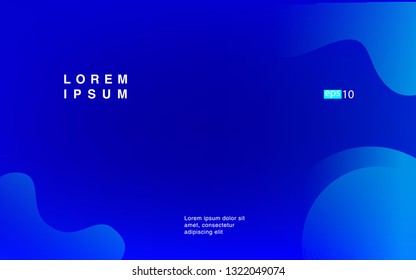Liquid color background design Fluid gradient shapes composition Futuristic design posters for landing page