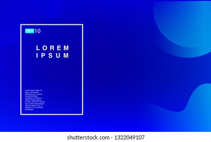 Liquid color background design Fluid gradient shapes composition Futuristic design posters for landing page