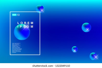 Liquid color background design Fluid gradient shapes composition Futuristic design posters for landing page