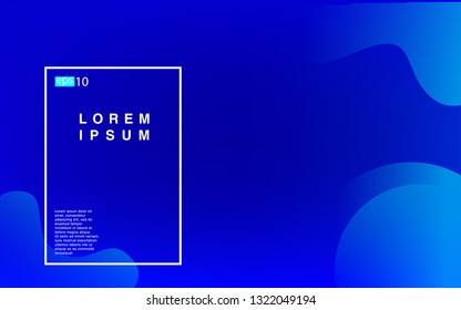 Liquid color background design Fluid gradient shapes composition Futuristic design posters for landing page