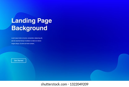 Liquid color background design Fluid gradient shapes composition Futuristic design posters for landing page