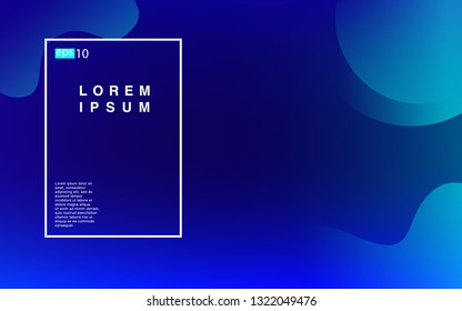 Liquid color background design Fluid gradient shapes composition Futuristic design posters for landing page