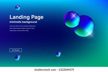 Liquid color background design Fluid gradient shapes composition Futuristic design posters for landing page