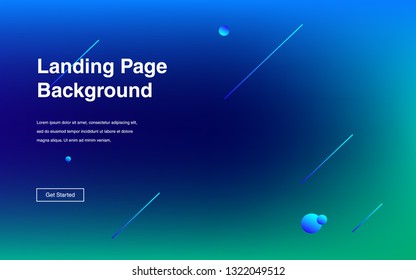 Liquid color background design Fluid gradient shapes composition Futuristic design posters for landing page