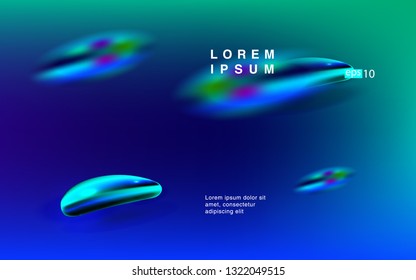 Liquid color background design Fluid gradient shapes composition Futuristic design posters for landing page