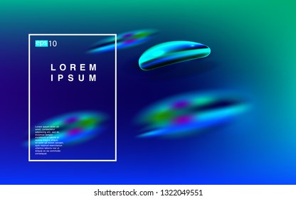 Liquid color background design Fluid gradient shapes composition Futuristic design posters for landing page