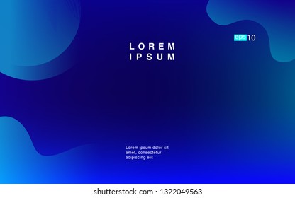 Liquid color background design Fluid gradient shapes composition Futuristic design posters for landing page