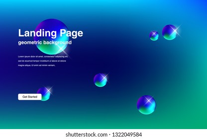 Liquid color background design Fluid gradient shapes composition Futuristic design posters for landing page