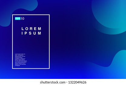 Liquid color background design Fluid gradient shapes composition Futuristic design posters for landing page