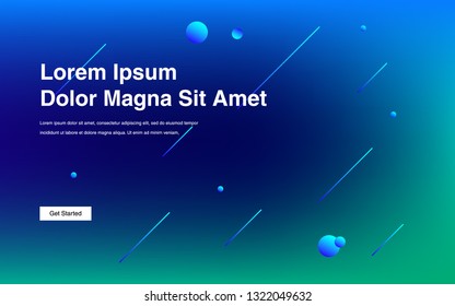 Liquid color background design Fluid gradient shapes composition Futuristic design posters for landing page