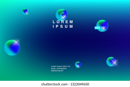 Liquid color background design Fluid gradient shapes composition Futuristic design posters for landing page