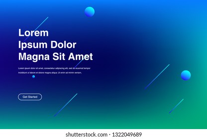 Liquid color background design Fluid gradient shapes composition Futuristic design posters for landing page