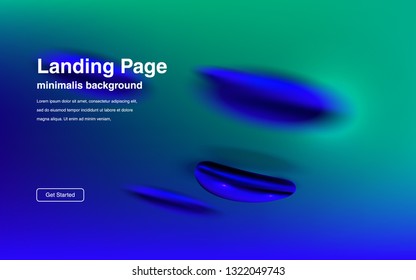 Liquid color background design Fluid gradient shapes composition Futuristic design posters for landing page