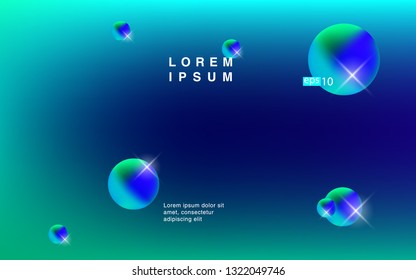Liquid color background design Fluid gradient shapes composition Futuristic design posters for landing page