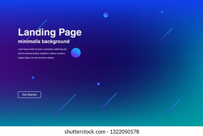 Liquid color background design Fluid gradient shapes composition Futuristic design posters for landing page