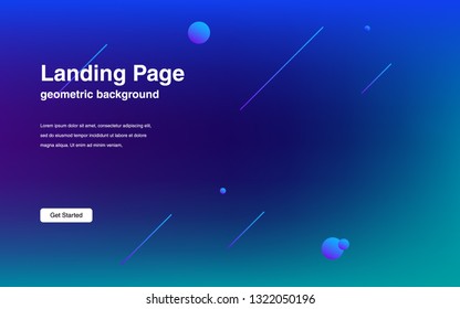 Liquid color background design Fluid gradient shapes composition Futuristic design posters for landing page