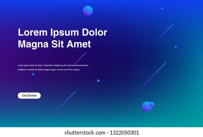 Liquid color background design Fluid gradient shapes composition Futuristic design posters for landing page