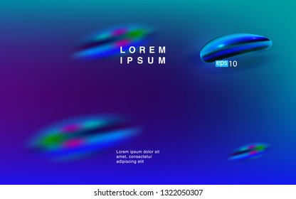 Liquid color background design Fluid gradient shapes composition Futuristic design posters for landing page