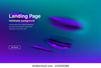 Liquid color background design Fluid gradient shapes composition Futuristic design posters for landing page