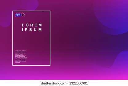 Liquid color background design Fluid gradient shapes composition Futuristic design posters for landing page
