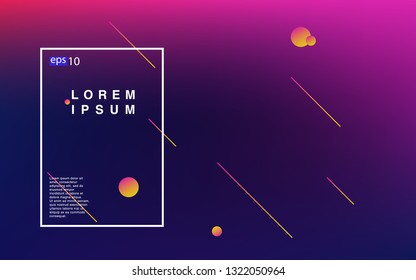 Liquid color background design Fluid gradient shapes composition Futuristic design posters for landing page