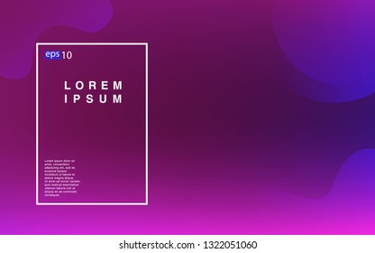 Liquid color background design Fluid gradient shapes composition Futuristic design posters for landing page