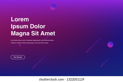 Liquid color background design Fluid gradient shapes composition Futuristic design posters for landing page