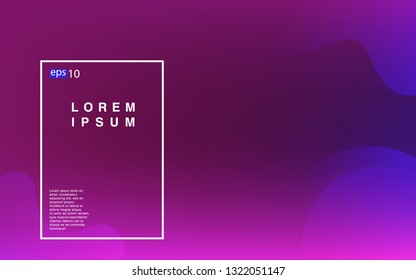 Liquid color background design Fluid gradient shapes composition Futuristic design posters for landing page