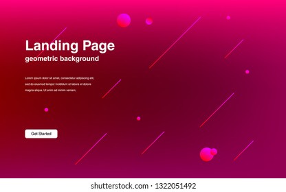 Liquid color background design Fluid gradient shapes composition Futuristic design posters for landing page