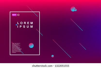 Liquid color background design Fluid gradient shapes composition Futuristic design posters for landing page