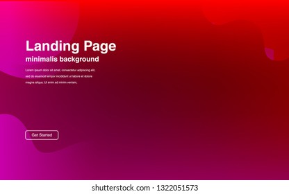 Liquid color background design Fluid gradient shapes composition Futuristic design posters for landing page