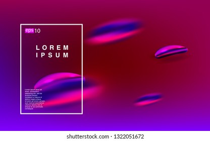 Liquid color background design Fluid gradient shapes composition Futuristic design posters for landing page