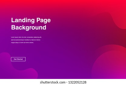 Liquid color background design Fluid gradient shapes composition Futuristic design posters for landing page
