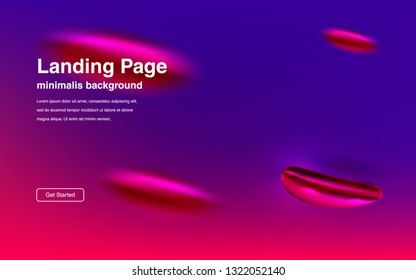 Liquid color background design Fluid gradient shapes composition Futuristic design posters for landing page