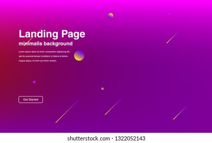 Liquid color background design Fluid gradient shapes composition Futuristic design posters for landing page