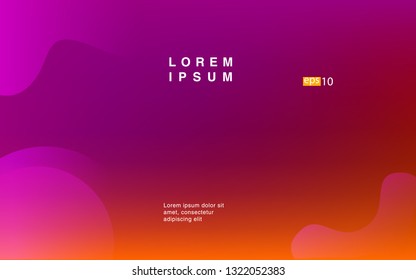 Liquid color background design Fluid gradient shapes composition Futuristic design posters for landing page