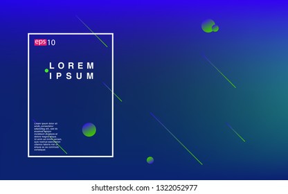 Liquid color background design. Fluid gradient shapes composition. Futuristic design posters for landing page