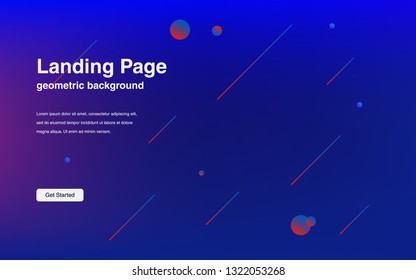 Liquid color background design Fluid gradient shapes composition Futuristic design posters for landing page