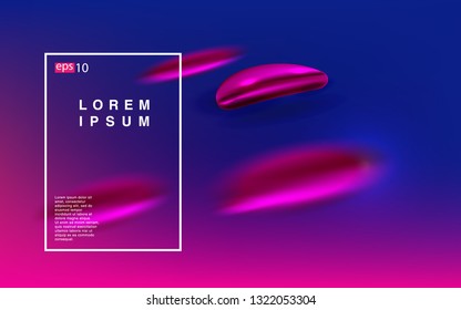 Liquid color background design Fluid gradient shapes composition Futuristic design posters for landing page