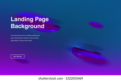 Liquid color background design Fluid gradient shapes composition Futuristic design posters for landing page