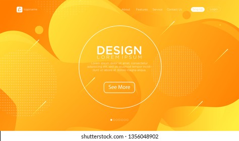 Liquid color background design fluid gradient shapes composition